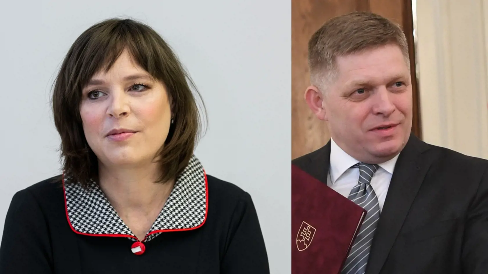 Zľava, Veronika Remišová, Robert Fico a Peter Pellegrini.