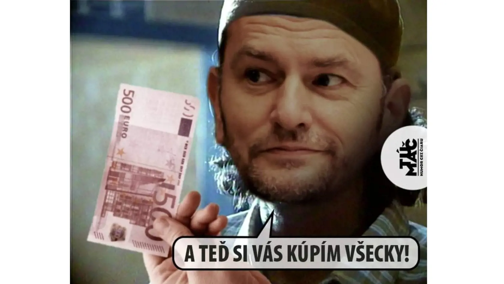 Ľudí pobavilo aj to, ako Igor Matovič zmenil svoj návrh dávať seniorom za očkovanie poukážky v hodnote 500 eur na to, že sa im bude dávať do 300 eur v hotovosti. Prirovnali to k filmu „Dedictví“, kde Bohuš (Bolek Polívka) získal napokon peniaze, na čo zareagoval slovami: „A teď si vás kúpim všecky“.