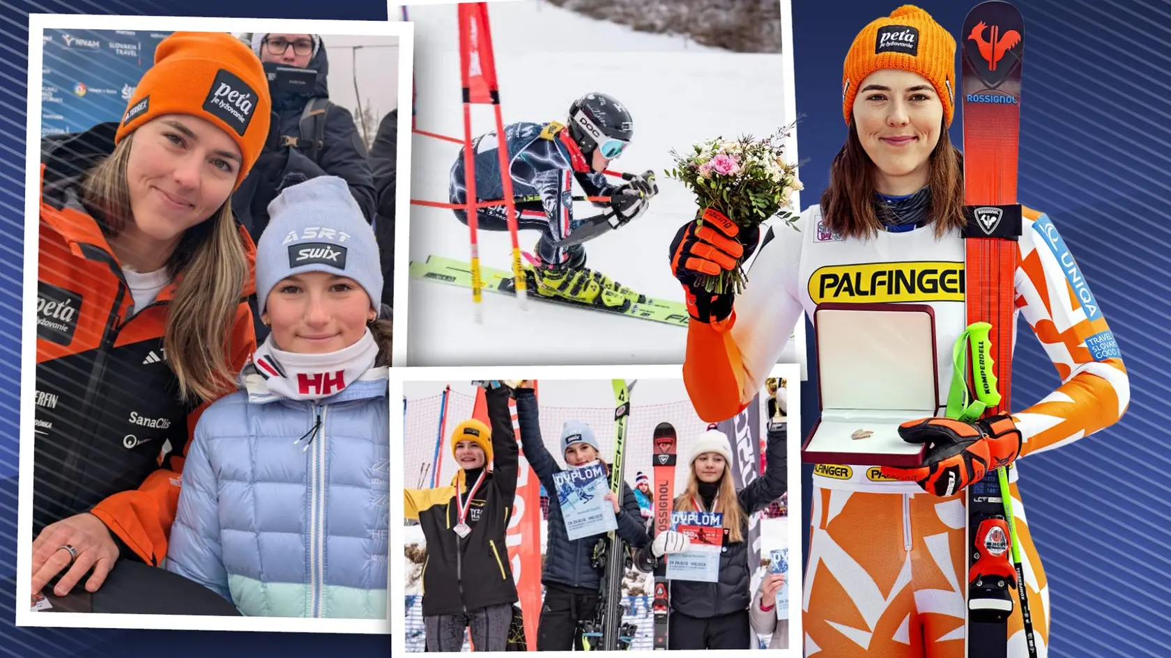 Talentovaná Chantal sa s Petrou Vlhovou stretla na historicky prvej Zimnej žiackej olympiáde.