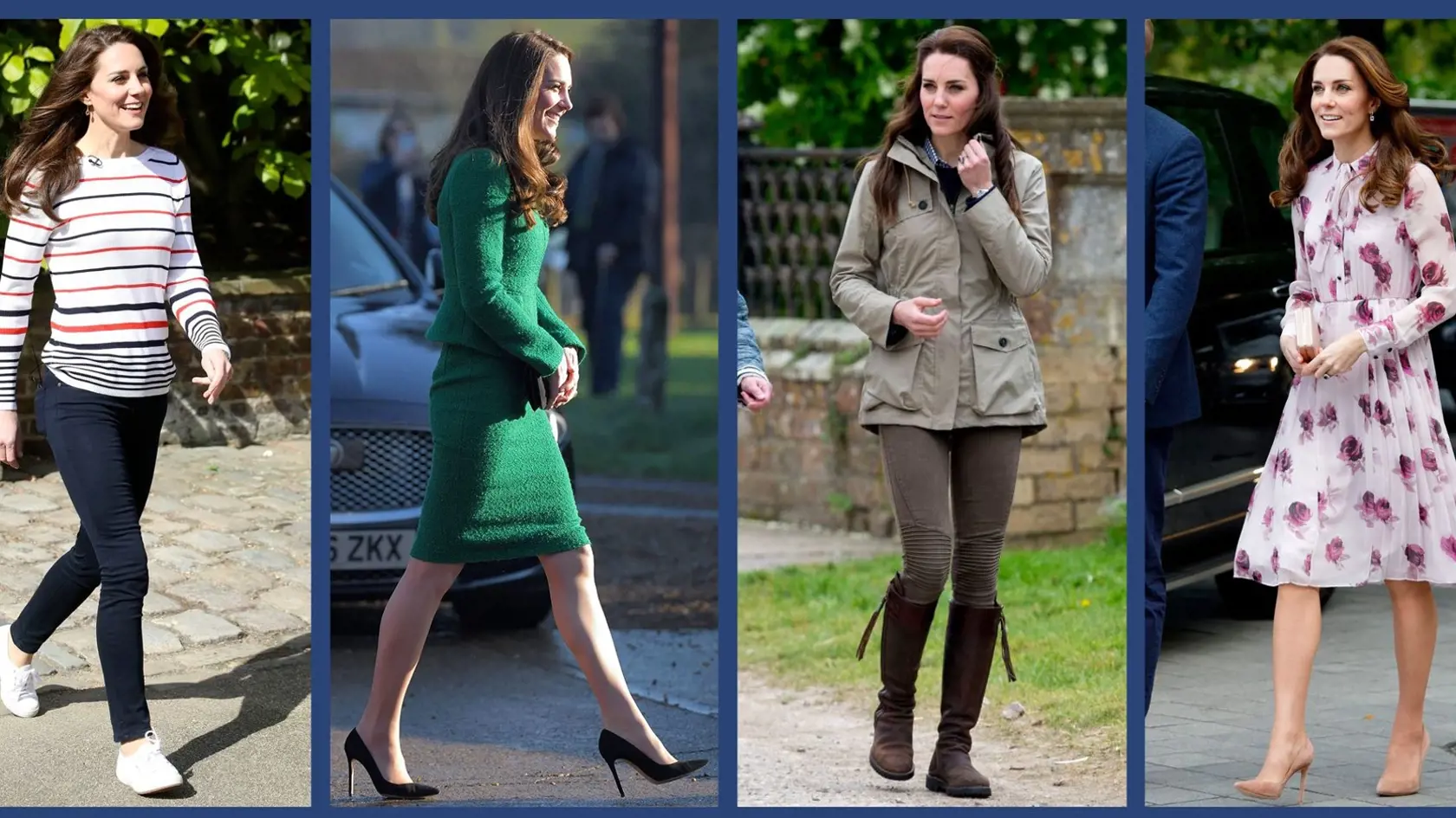 Vojvodkyňa Kate je známa vyberanými outfitmi, či už je elegantne alebo športovo oblečená.