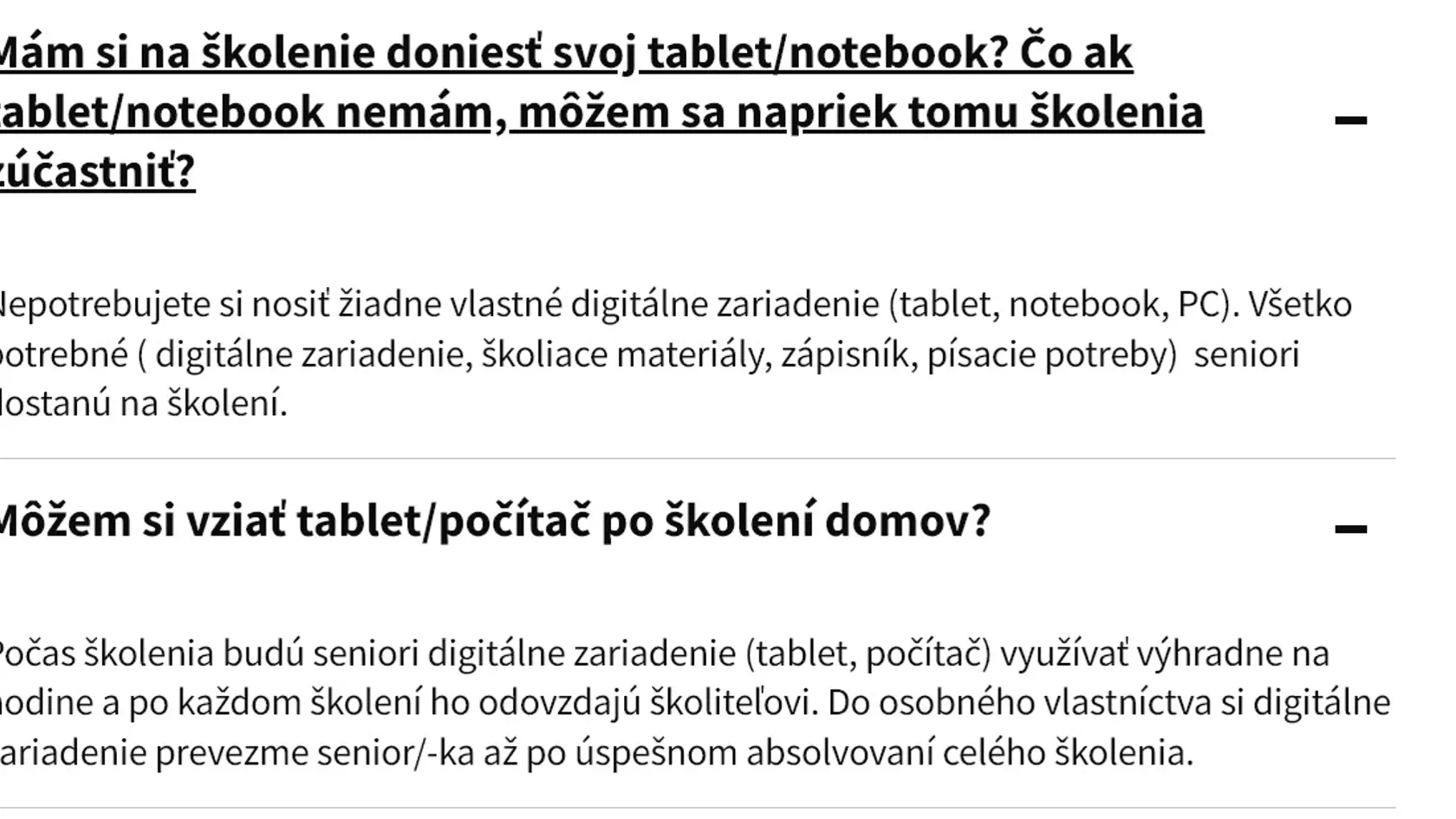 Na školenie si vlastný tablet nosiť nemusíte...