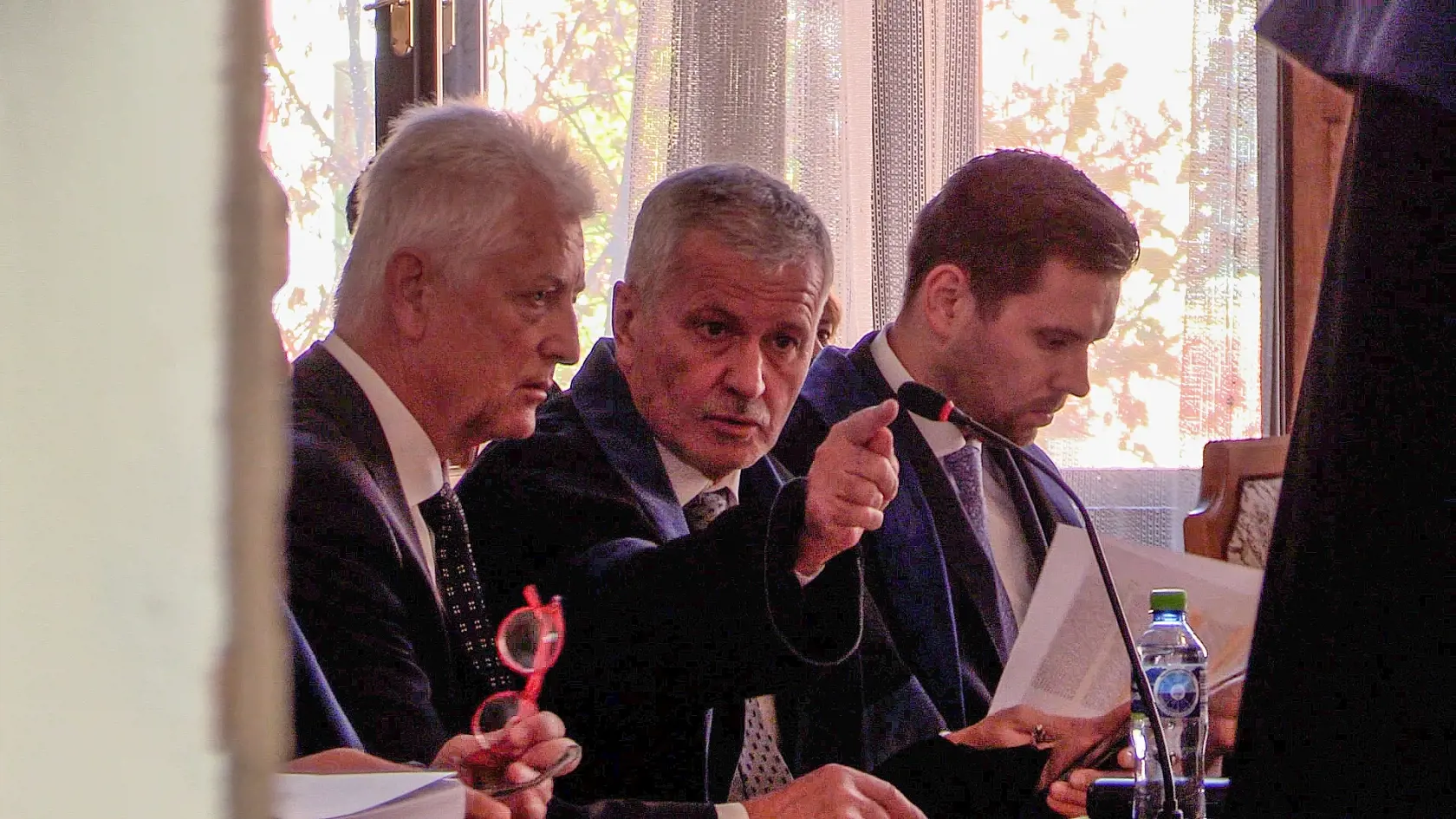 Prvé pojednávanie v kauze Mýtnik. Na snímke obžalovaný Jozef Brhel.