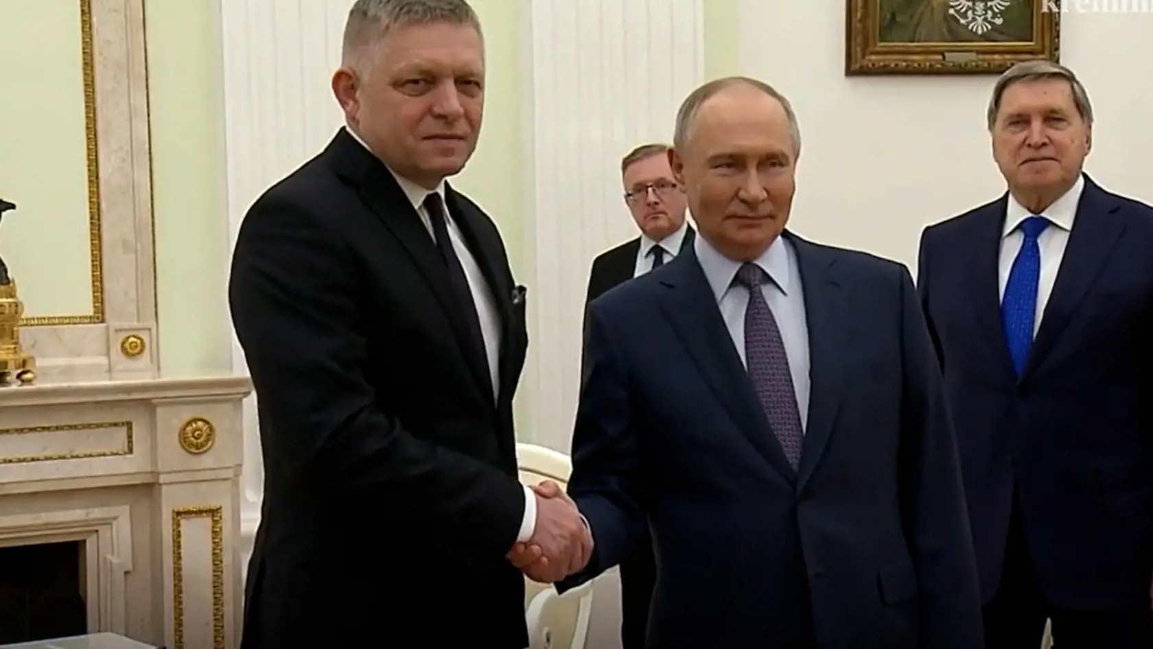 Premiér Robert Fico a ruský prezident Vladimir Putin