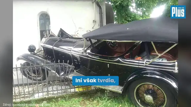 Tento storočný krásavec nešťastnou náhodou skončil napichnutý na plote, pri miestnej kaplnke.