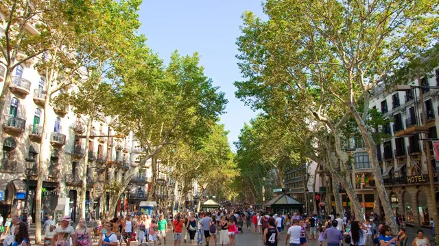 La Rambla, Barcelona.