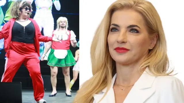 Pohoda 2025: Petra Polnišová a Fero Joke oprášili rakúske jódlovanie. Vpravo ministerka Martina Šimkovičová.
