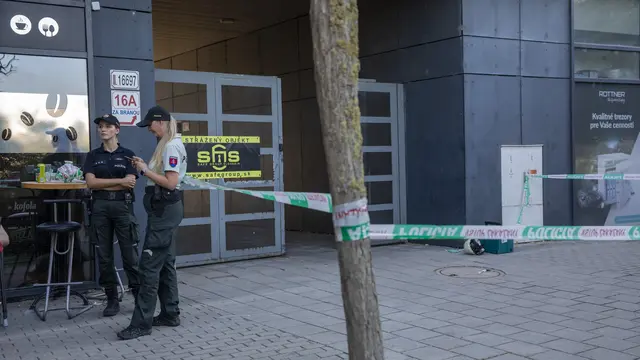 Na snimke je je dom a lokácia tragickej udalosti na Hrachovej ulici v Bratislave.