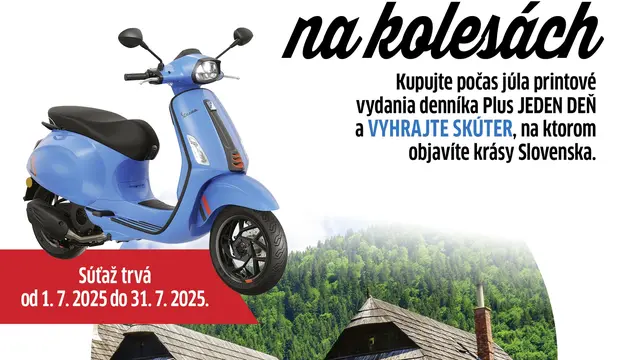 Súťažte a vyhrajte nový skúter Vespa!