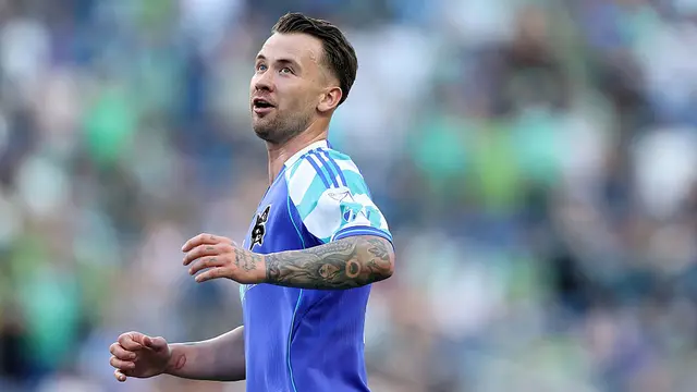 SEATTLE, WASHINGTON - JULY 16: Albert Rusnák #11 of Seattle Sounders looks on against the Colorado Rapids at Lumen Field on July 16, 2025 in Seattle, Washington. (Photo by Steph Chambers/Getty Images)
