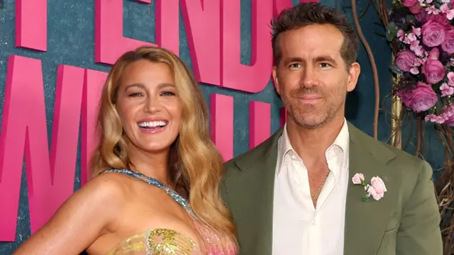 NEW YORK, NEW YORK - AUGUST 06: (L-R) Blake Lively and Ryan Reynolds attend the "It Ends With Us" New York Premiere at AMC Lincoln Square Theater on August 06, 2024 in New York City.  (Photo by Cindy Ord/Getty Images)