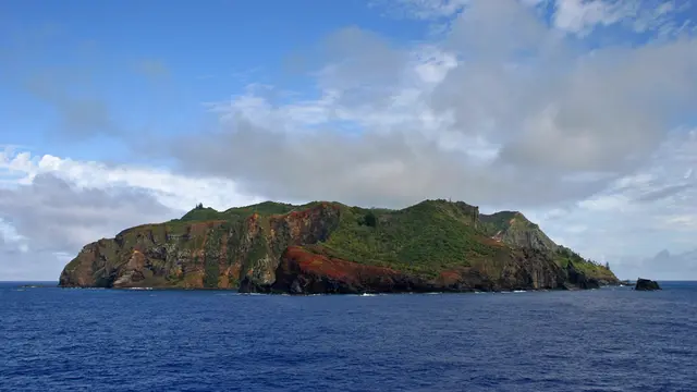 Pitcairn,Island,Is,A,Volcanic,Island,And,The,Last,Of
