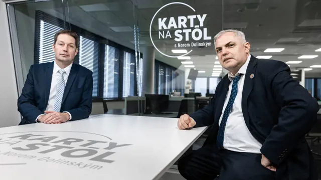 Diskusná relácia "Karty na stôl", ktorej hosťom bol Roman Michelko.