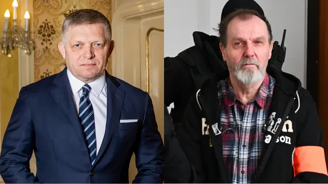 Premiér Robert Fico (Smer) a atentátnik Juraj Cintula